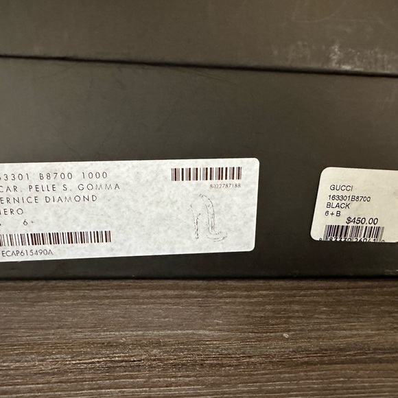 Authentic Gucci Vernice Patent Leather size 6.5 - Picture 2 of 8